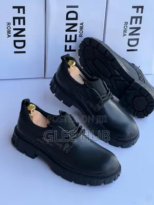 Fendi Matte Laced Shoes