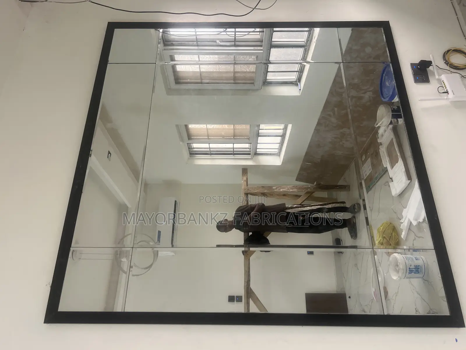 Framed Bevelled Mirror