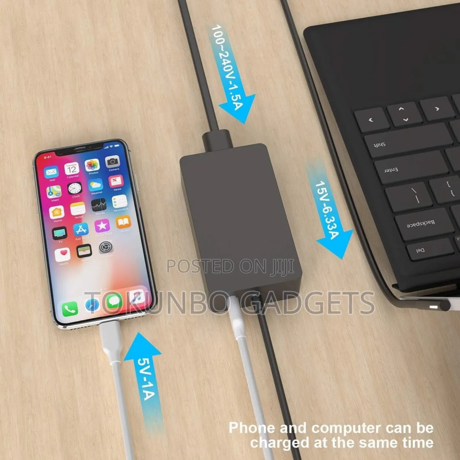 Microsoft Surface 65w Charger for 4 /5/ 6 /7/ Pro/ Go/ Book