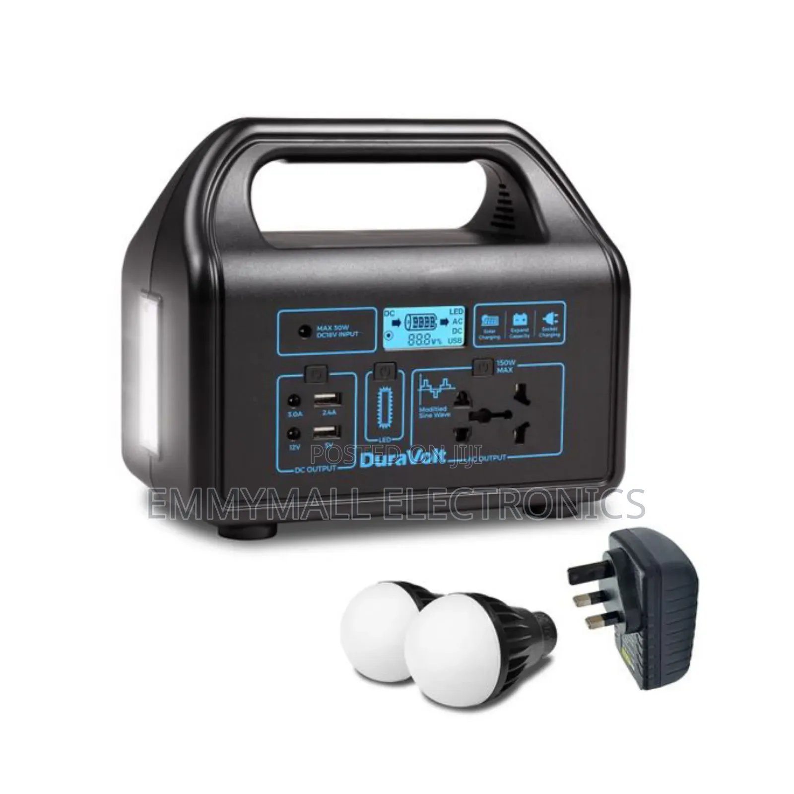 150w Solar Generator With Solar Panel