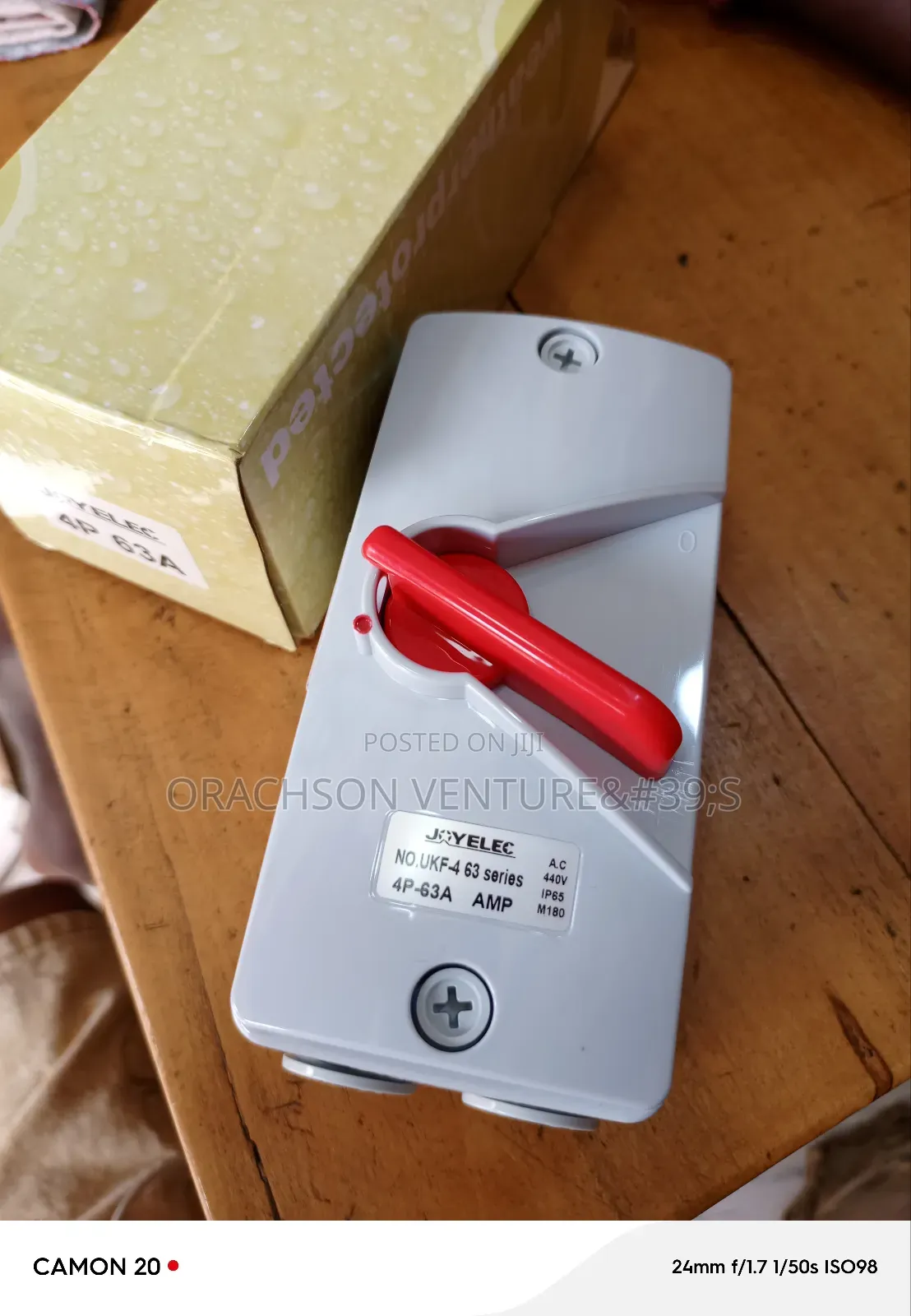 Isolator Switch 63amps 4pole Joyelec