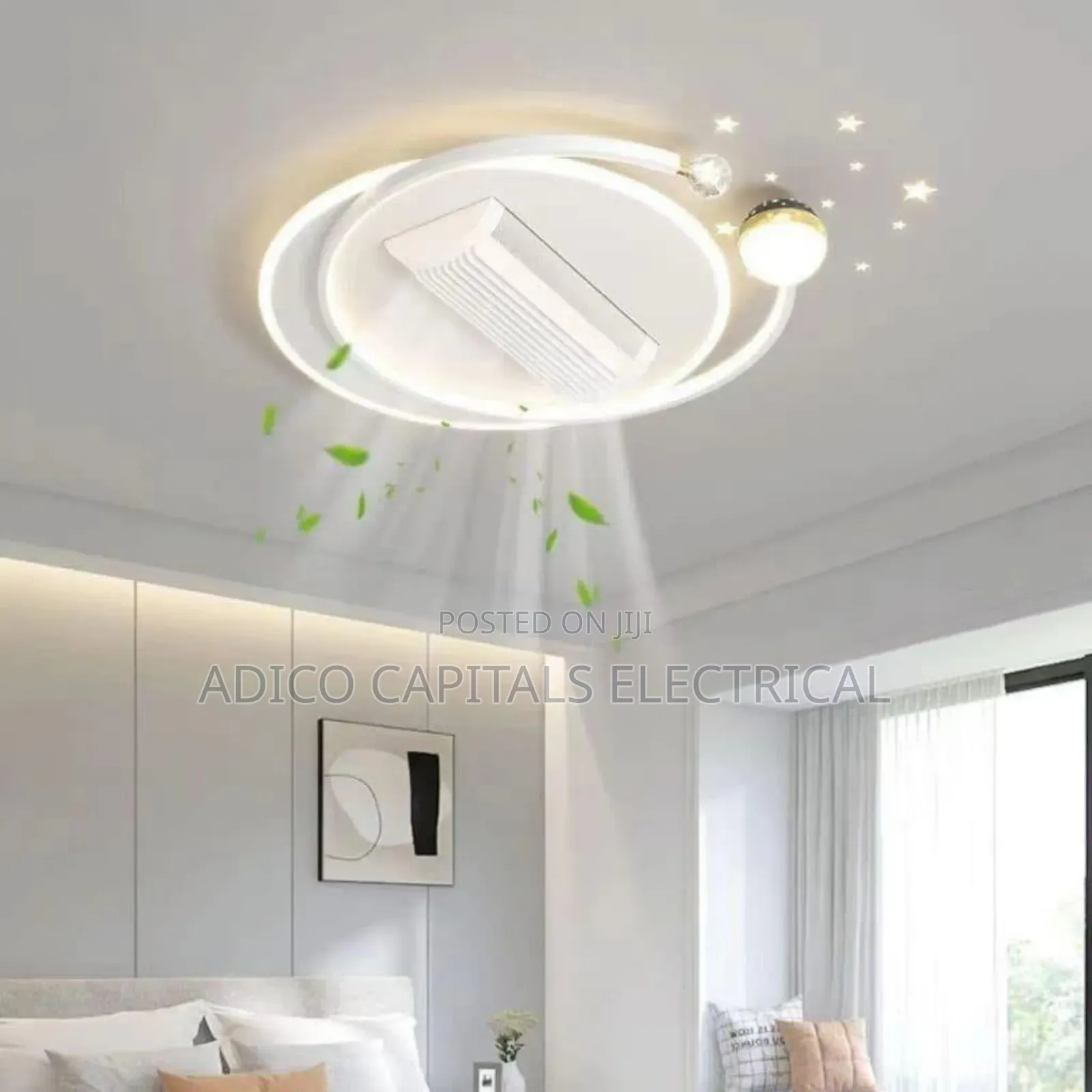 Led Ceiling Light With Fan and Remote Control