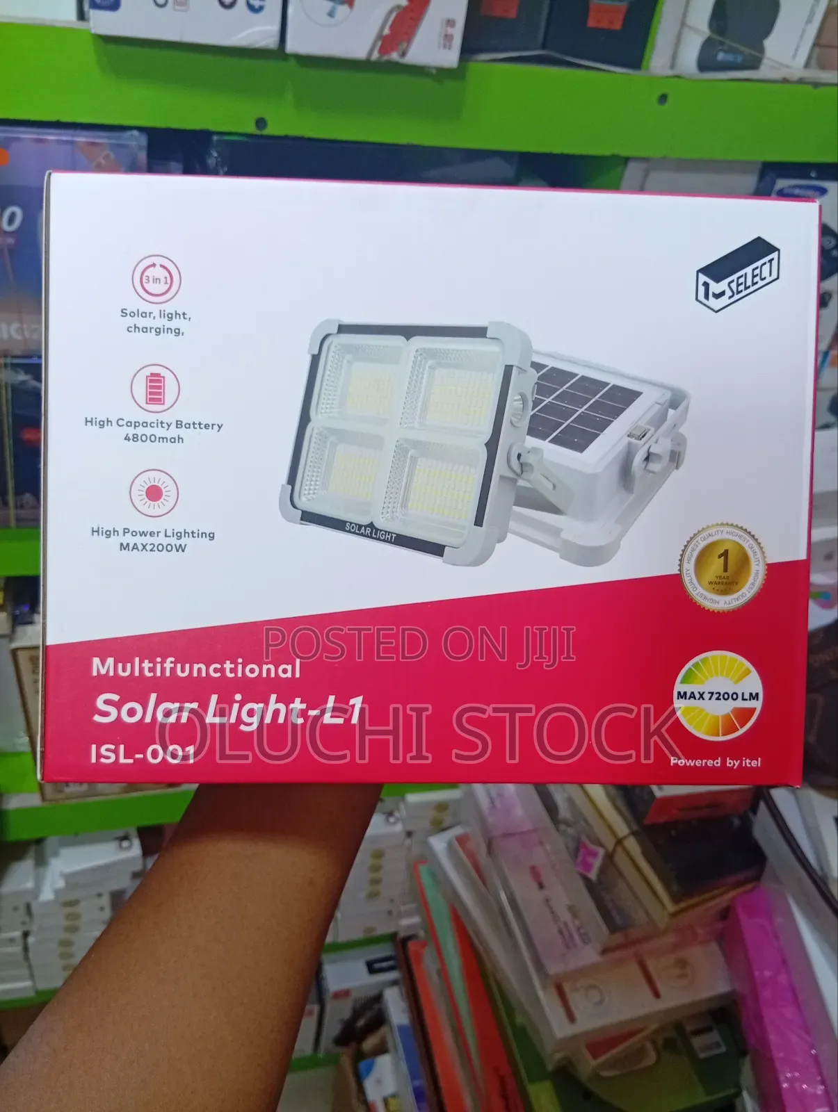 Itel Multifunctional Solar Light -L1