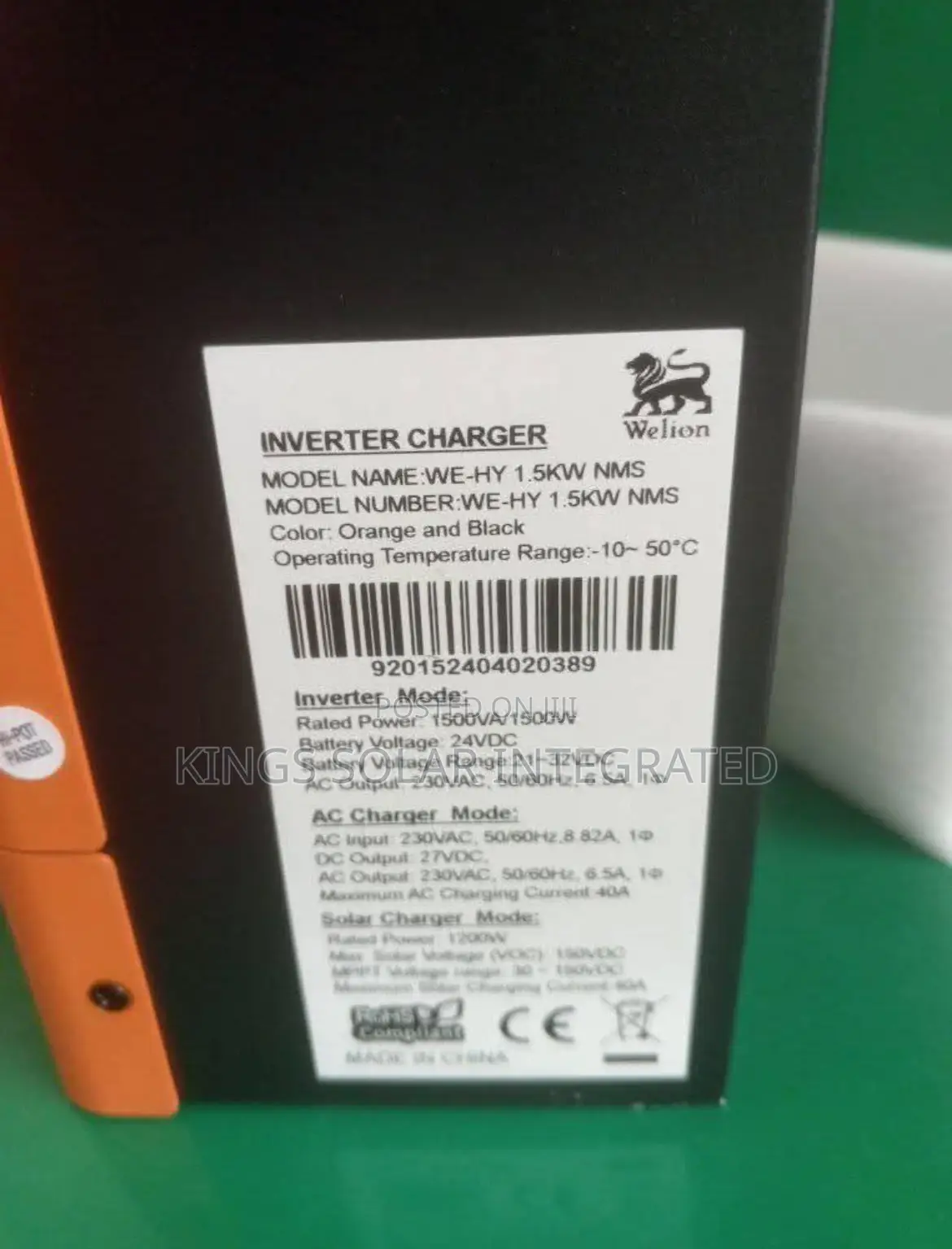 Welion Hybrid Inverter