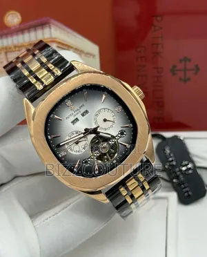 Original Patek Philippe Two-Tone Black Gold Bracelet Watch