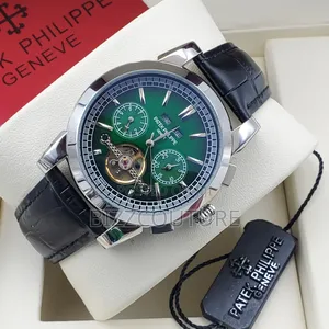 Original Patek Philippe Blue Genuine Leather Strap Watch
