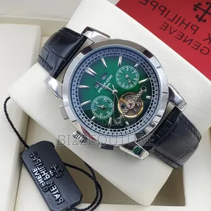 Original Patek Philippe Blue Genuine Leather Strap Watch