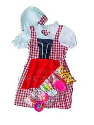 Children Chef Costume Play Dress-showing Professionalism