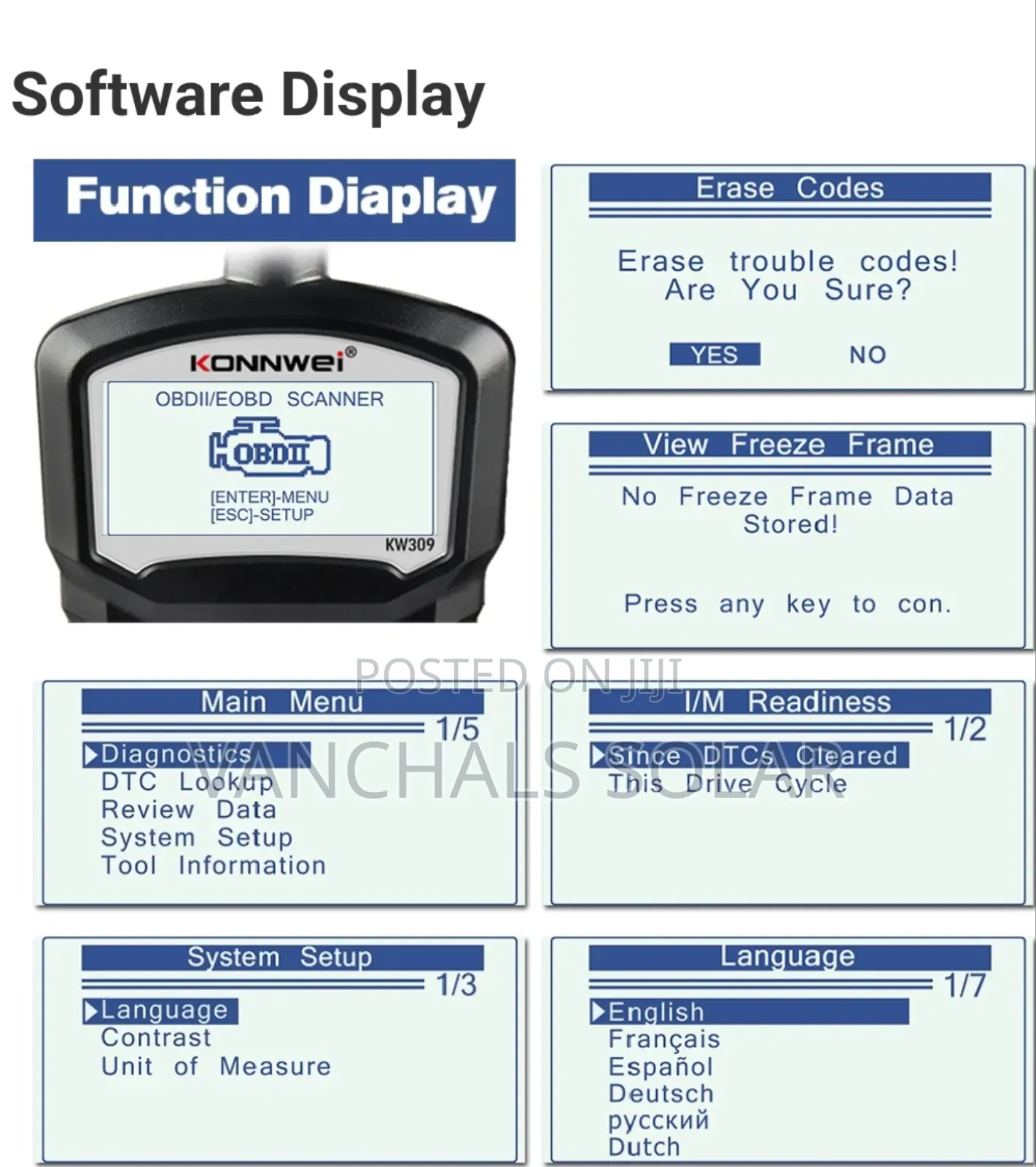 Obd11 Obd2 Car Diagnostic Scanner Obd11 - Vanchals Solar Price: ₦ 30,000 on ...