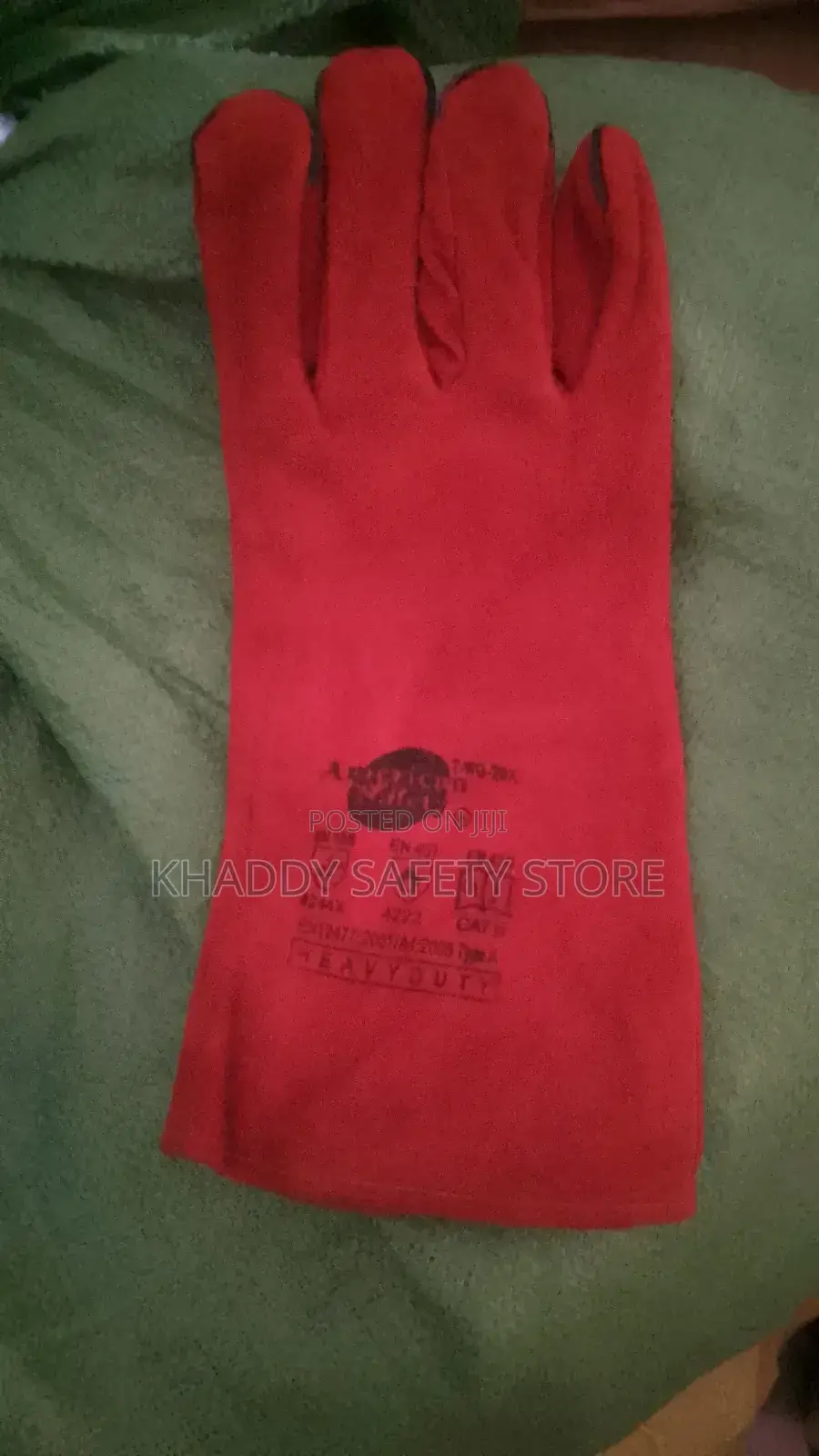Leather Handglove(Red)Per Pair