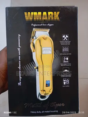 Wmark Wireless Metal Hair Clipper With LCD Display 2500mah