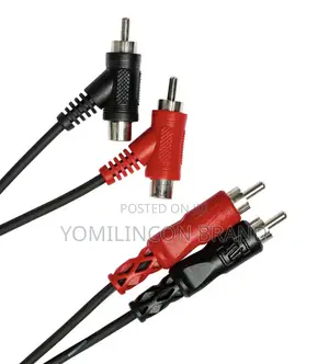 Hosatech Cra-201pb Stereo Interconnect Dual Rca