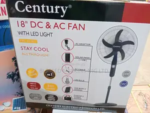 Century Standing Fan Dc Ac Fan 18" Compatible With Solar