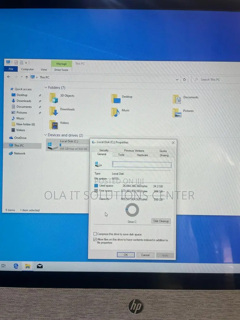 Desktop Computer HP Pavilion 24 8GB Intel Core I7 HDD 1T