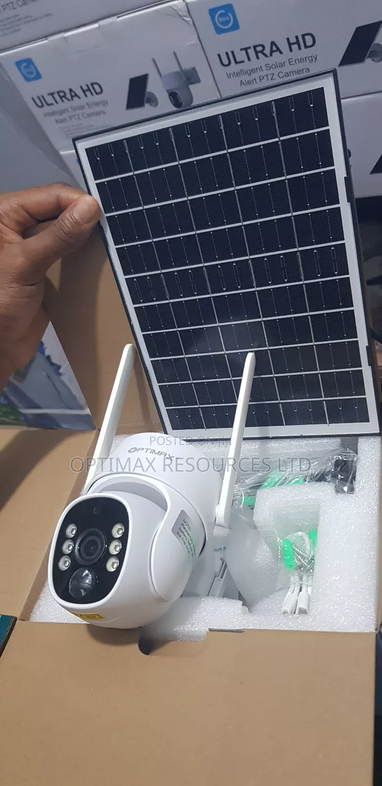 Ubox App Single Lens 4g Solar PTZ Camera