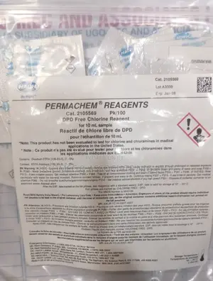 Hach Dpd Free Chlorine Reagent. 10ml (100pcs)