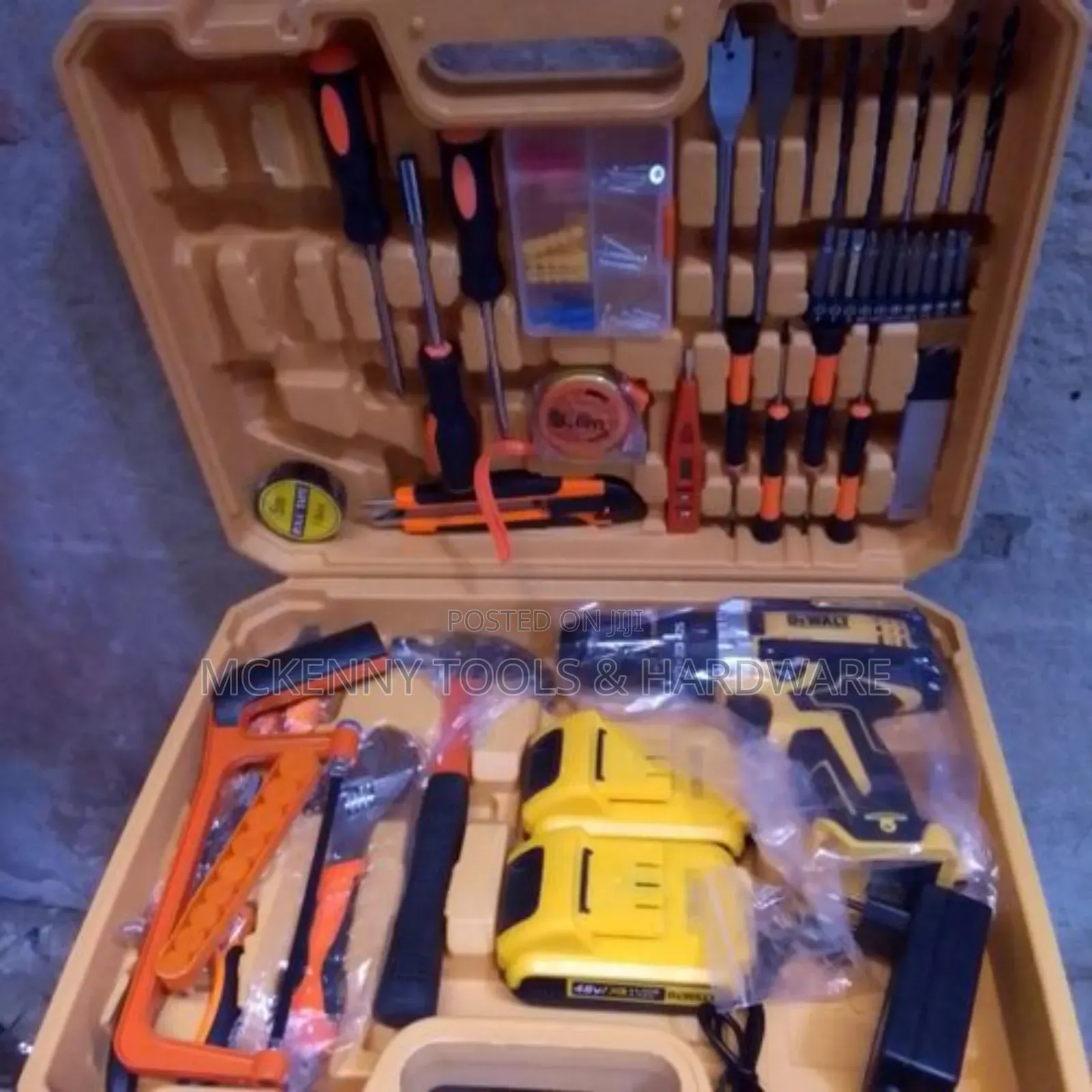 Dewalt Tools Box With Cordless Drill With Accessories