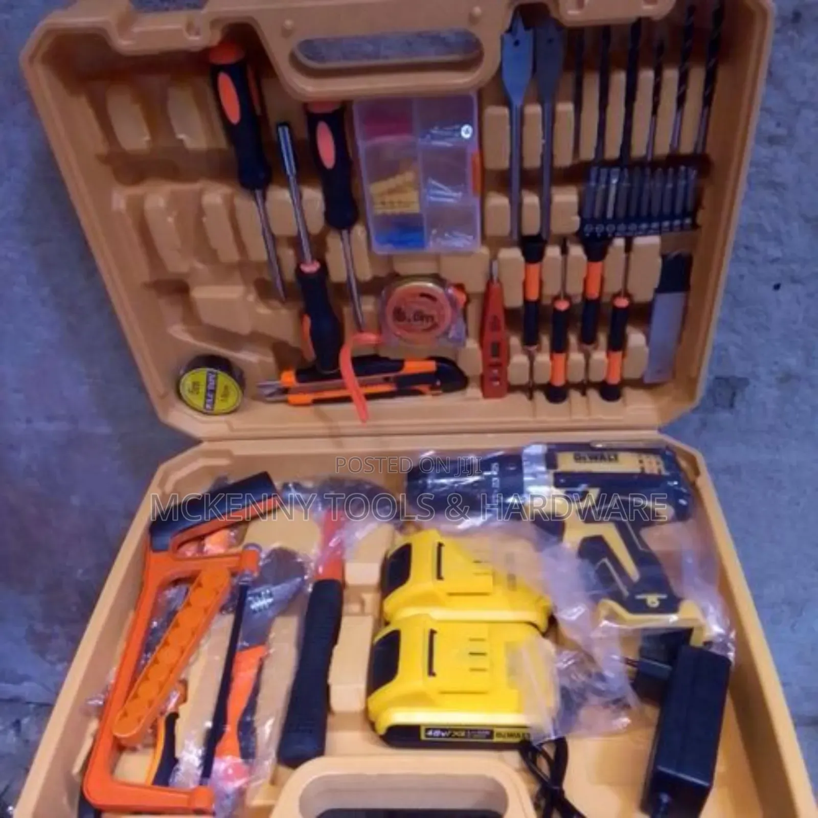 Dewalt Tools Box With Cordless Drill With Accessories