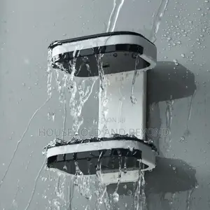 Wall Mounted Double Layer Soap Box With Drain