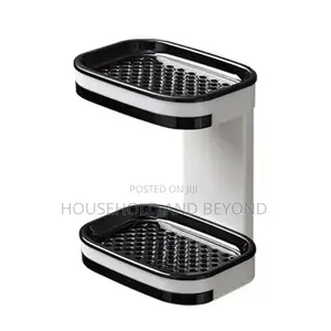 Wall Mounted Double Layer Soap Box With Drain