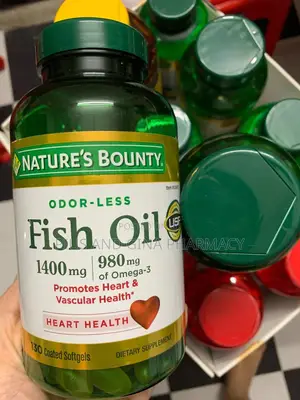 Photo - Nature's Bounty Odorless F.O1400mg|Omega-3 980mg 130 Softgel