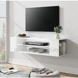Tvs8 Wall Mount 4ft Wall Shelf / Tv Stand, 50" Tv Max