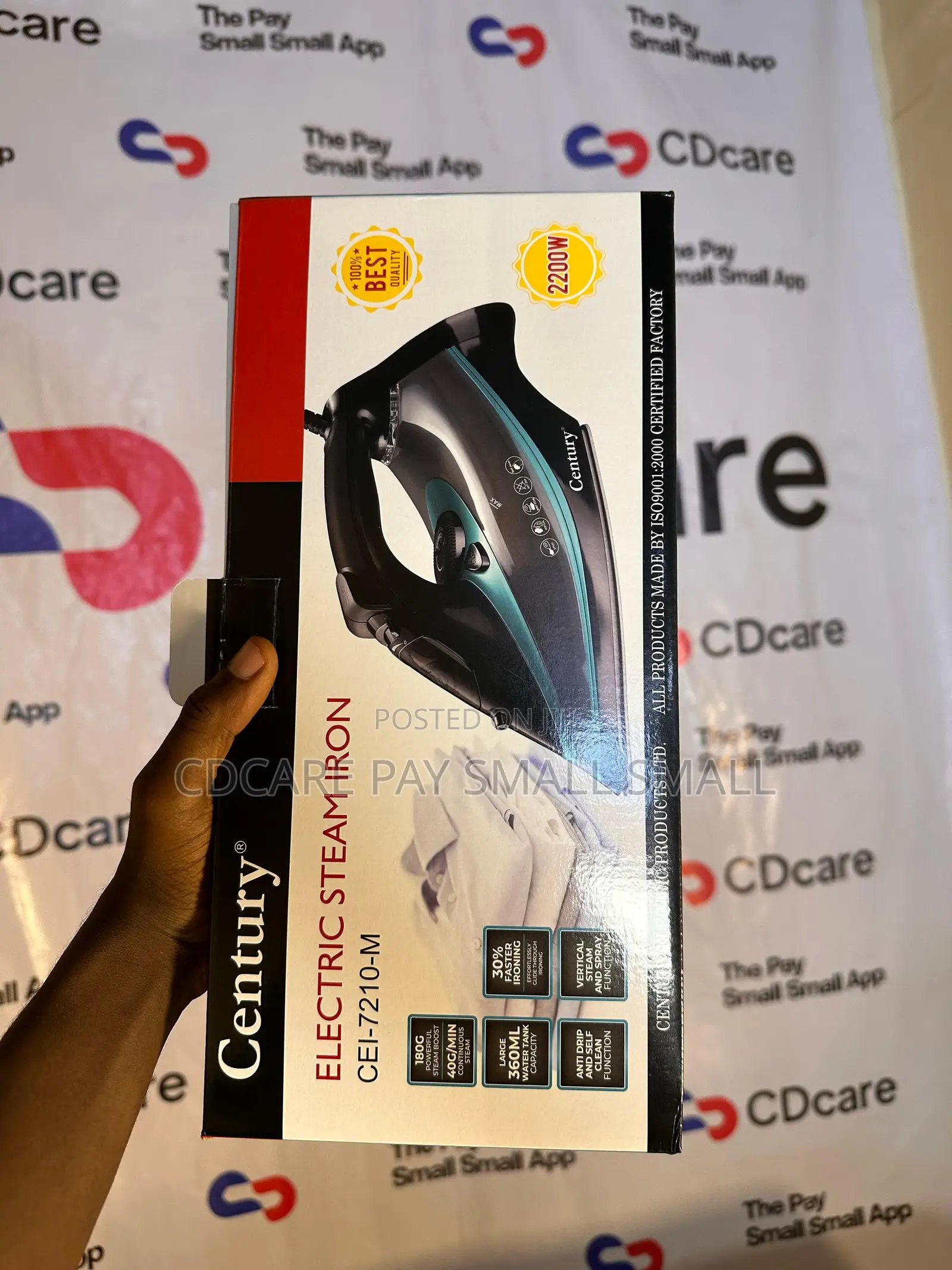 Pay Small Small Century Electric Iron On Cdcare.App