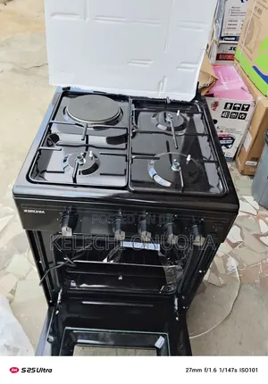 Bruhm Gas Cooker 3 Gas 1 Electric Burner