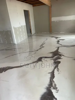 Mabel Pattern Reflector Epoxy Flooring