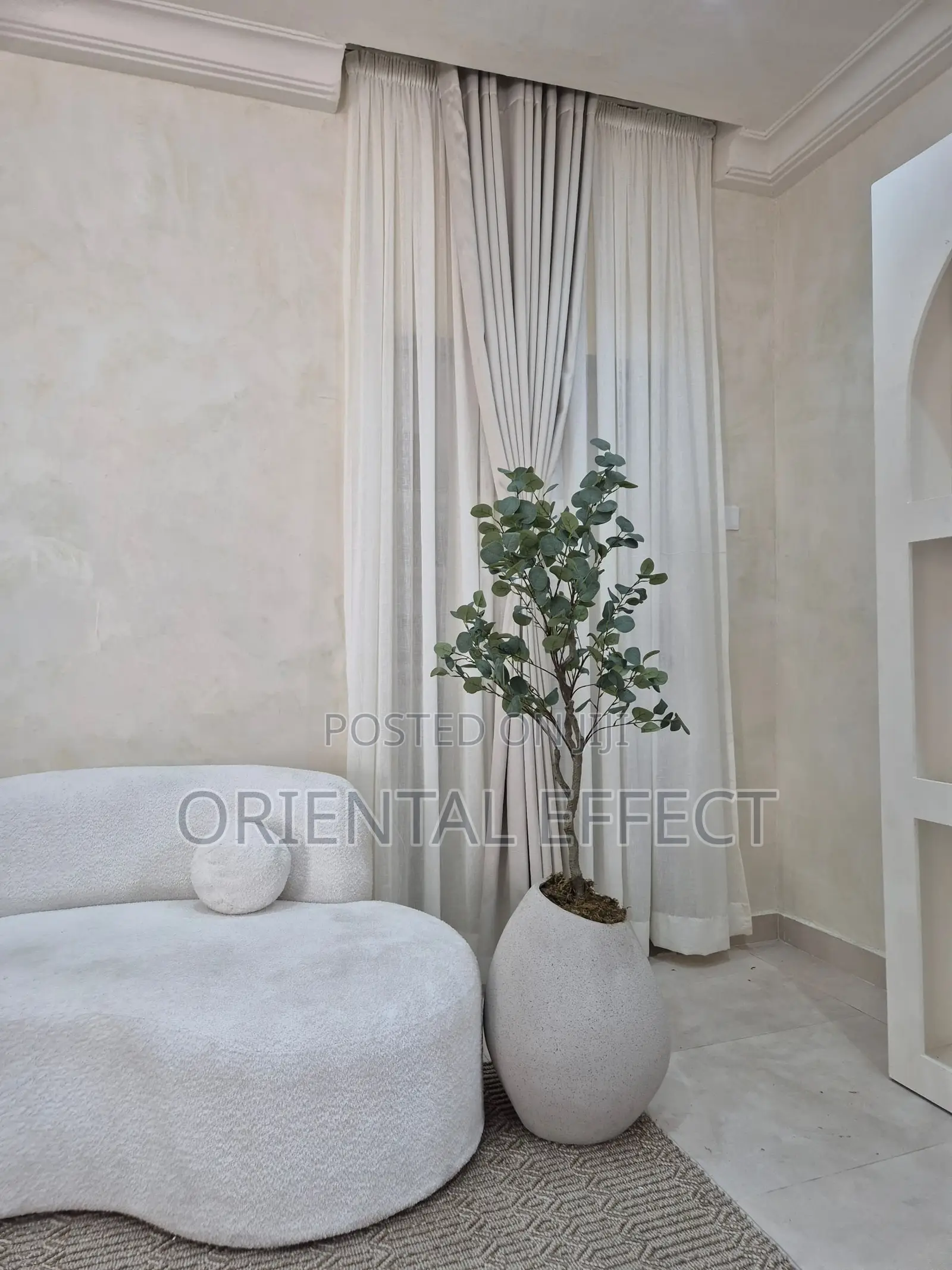 155cm Eucalyptus Tree With Pastel Granite Mango Pot