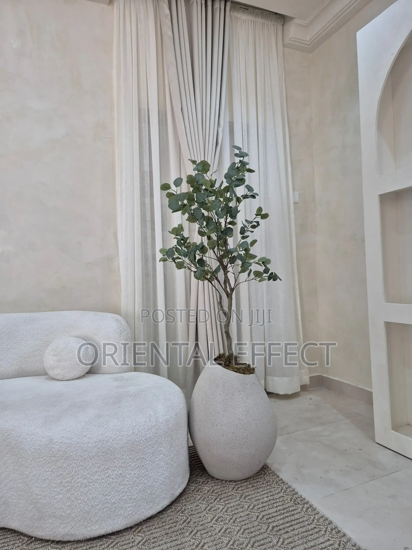 155cm Eucalyptus Tree With Pastel Granite Mango Pot