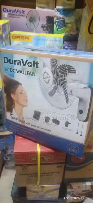 Duravolt Solar Rechargeable Fan