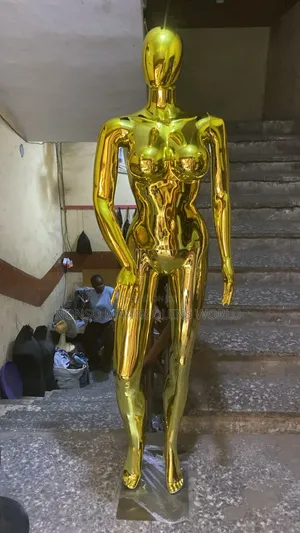 Size 12 Gold Chrome Female Mannequin