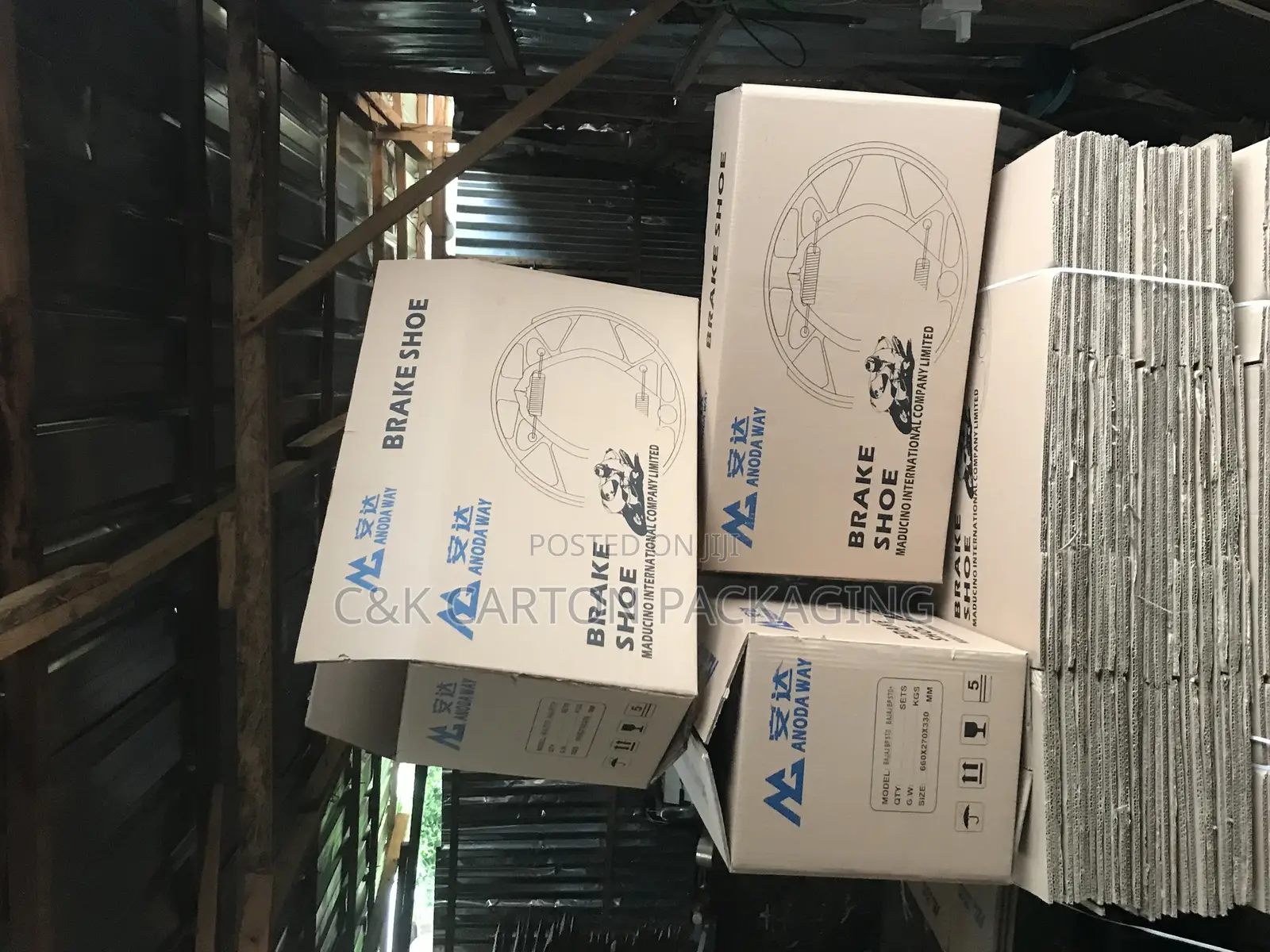 Break Shoe Two Colour Prinnted Carton Box
