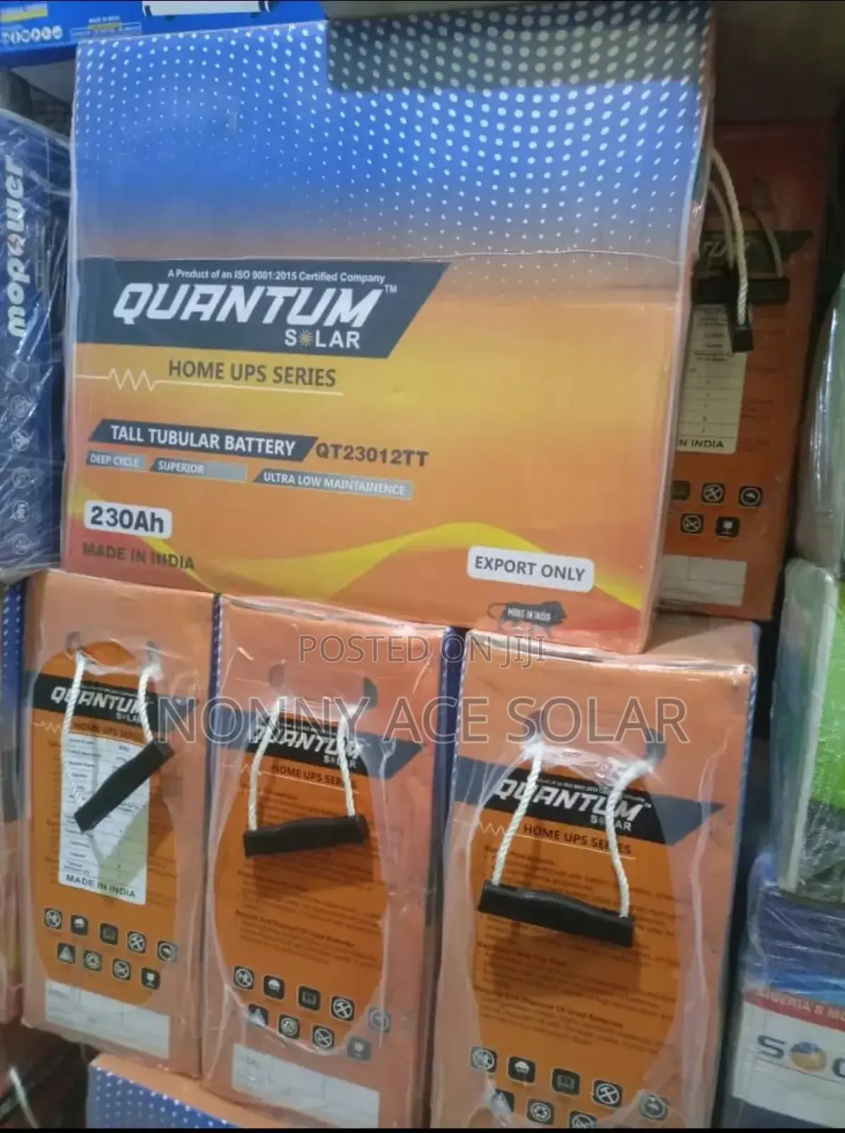 Quantum 230ah Tubular Battery 12v