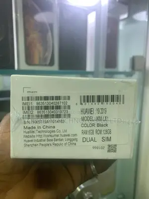 New Huawei Y9 2019 128 GB Black