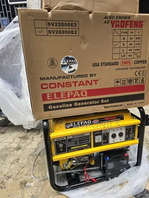 Elepaq Constant Petrol Gen Model Sv28000e2 100%Copper 12.5kv