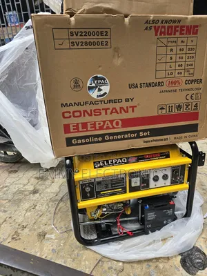 Elepaq Constant 12.5kva Petrol Generator 100%Copper Coil