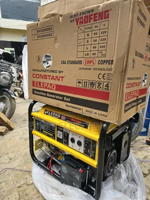 Elepaq Constant Petrol Generator 100%Copper Coil 12.5kva