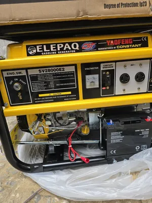 Brand New Elepaq Constant Petrol Generator(12.5kva)100%Coppe