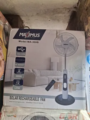 Maximus Rechargeable Fan