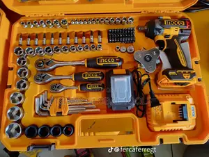 152pcs Ingco Impact Wrench and Tools Box