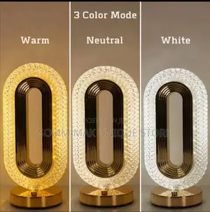 Rechargeable Metal Crystal Table Lamp