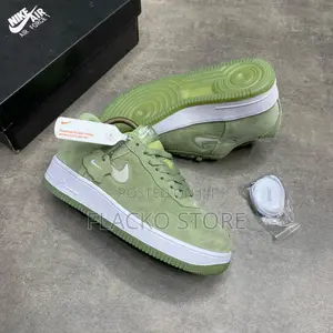 Original Nike Air Force 1 Low Oil Green Sneakers