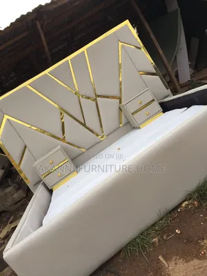 Mirror Gold Bed Frame