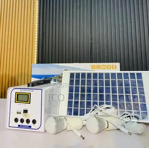 3pc Led Bulbs/30w Solar Home Lighting Kit With Usb for Mobil