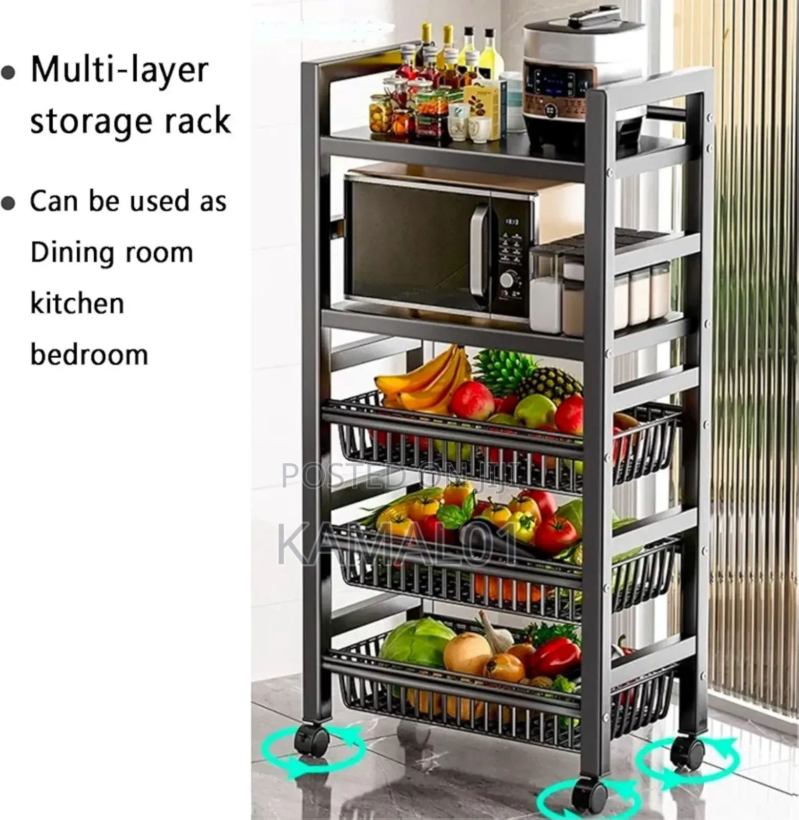 Multi-Layer Storage Rack, Kitchen Storage Rack