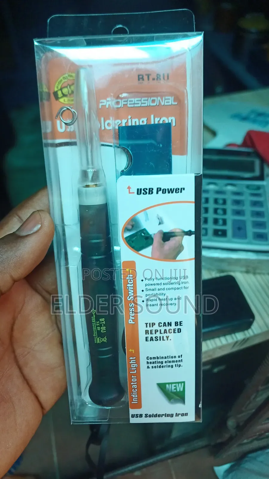 Portable Usb Soldering Iron, Designed