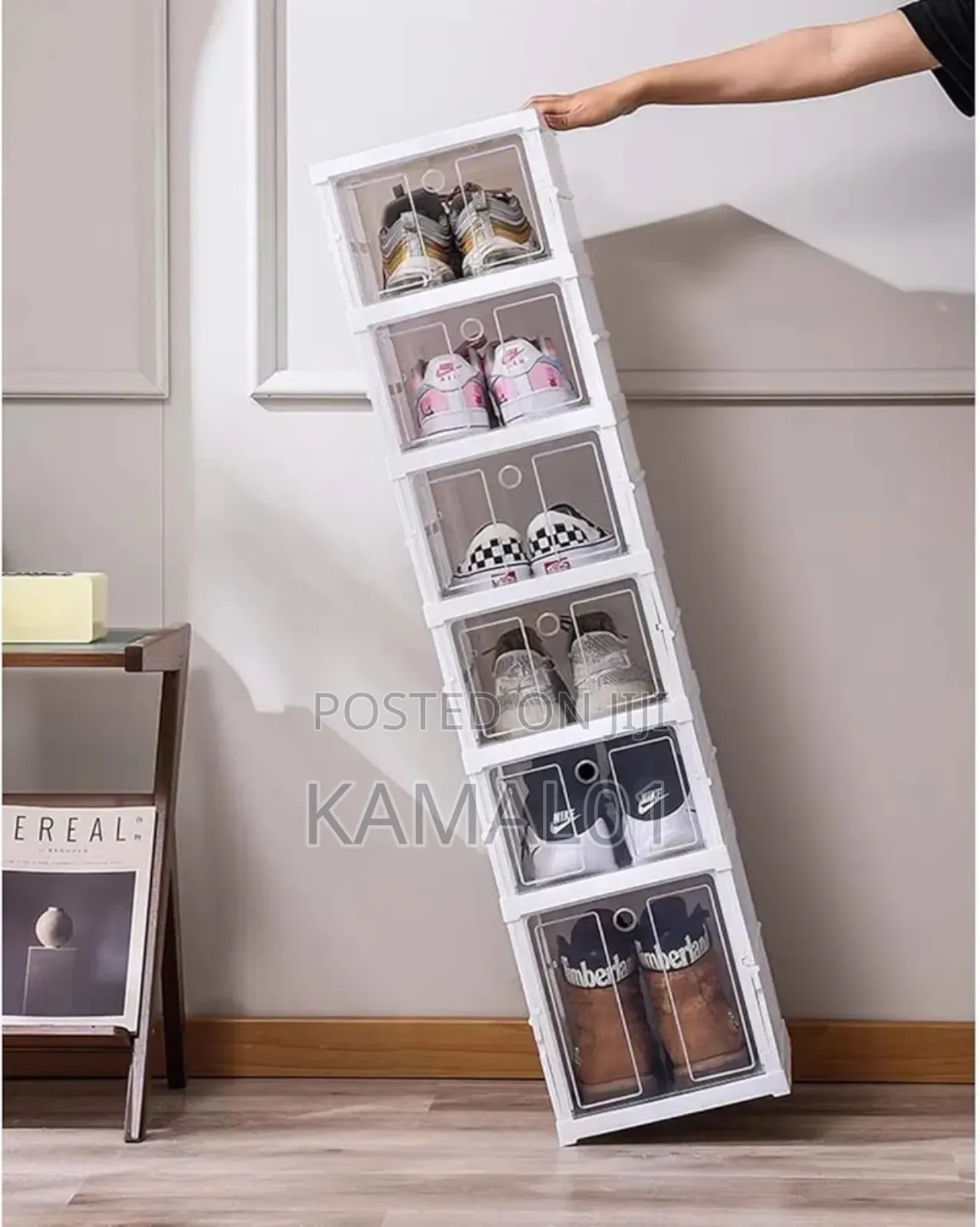 6 Tier Collapsible Shoe Rack