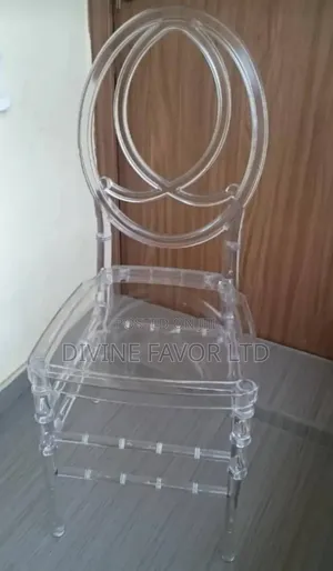Transparent Charivarie Chair.